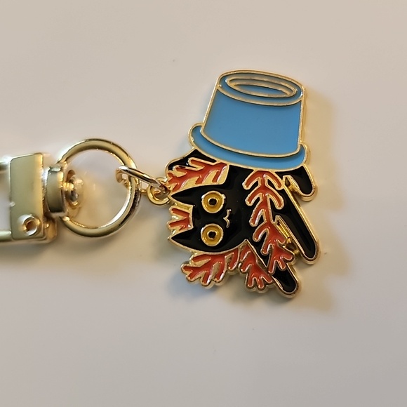 Mischievous CAT  ZIPPER Pull purse charm   Charm bracelet Lobster claw clip - Picture 4 of 4